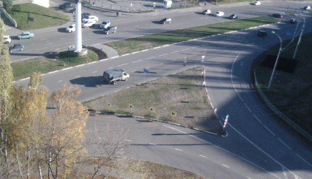 Перекрёсток ул.Циолковского и ул.Терешковой